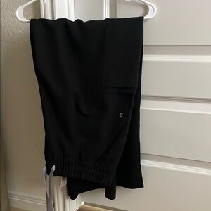 Figs Black Ultra High Rise Shelby Wide Leg pants